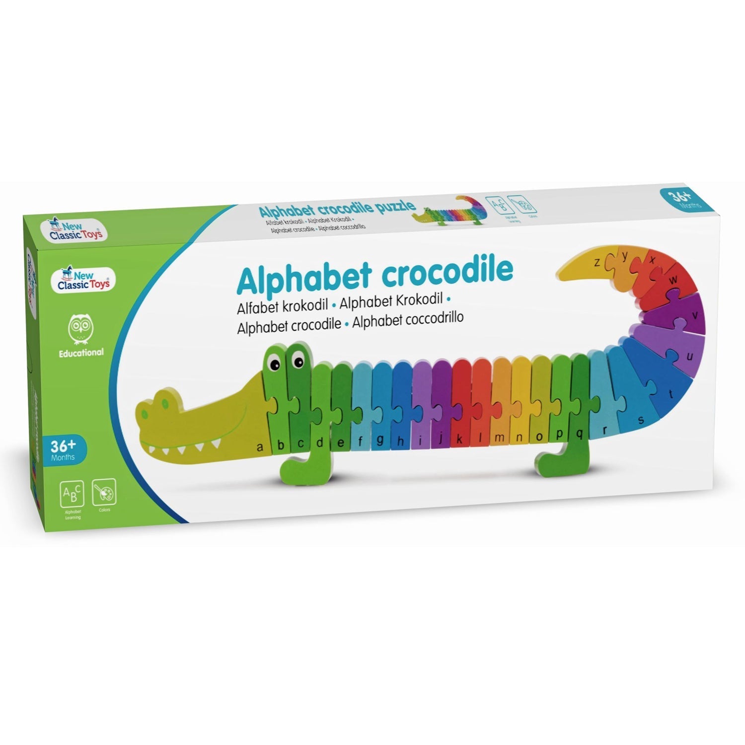 Alphabet Puzzle Crocodile - Damaged Box - Image 7