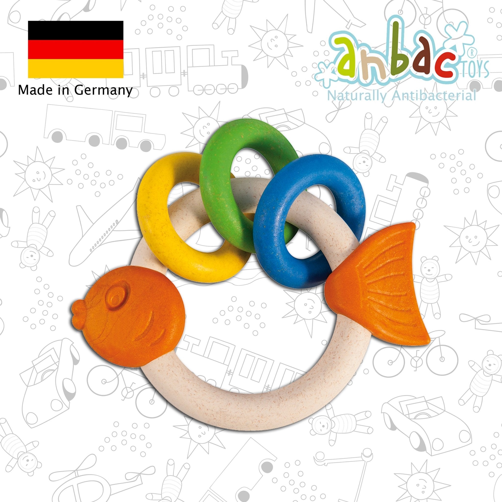 Antibacterial Animal Baby Rattles - Image 6