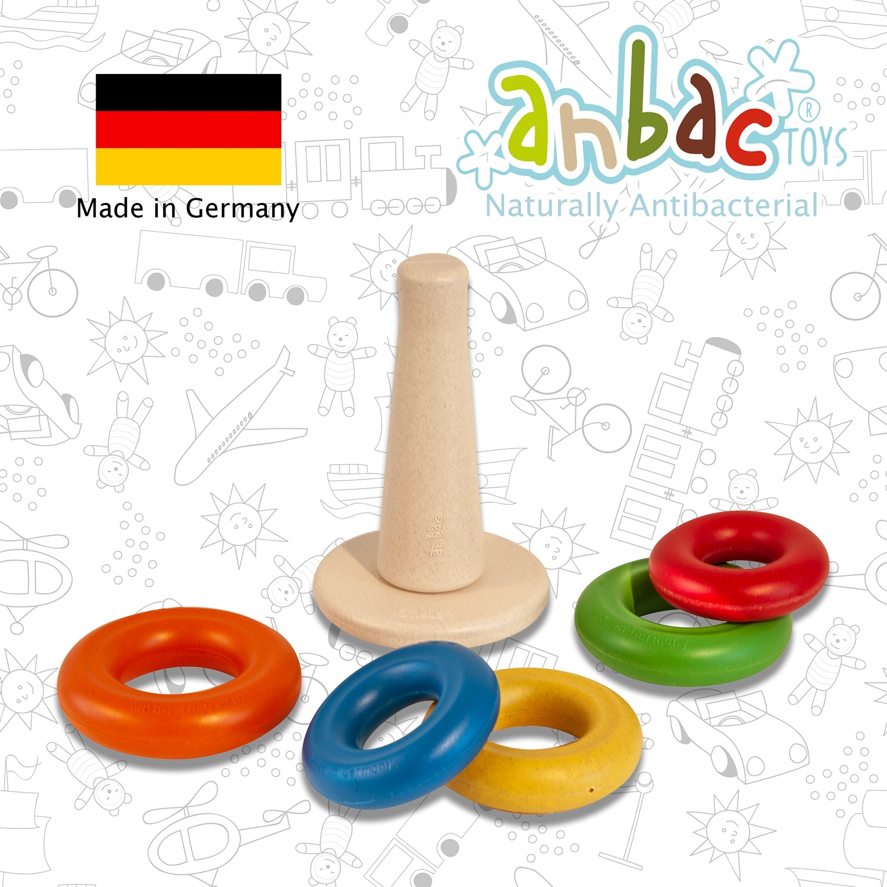 Antibacterial Toy Pyramid - Image 3