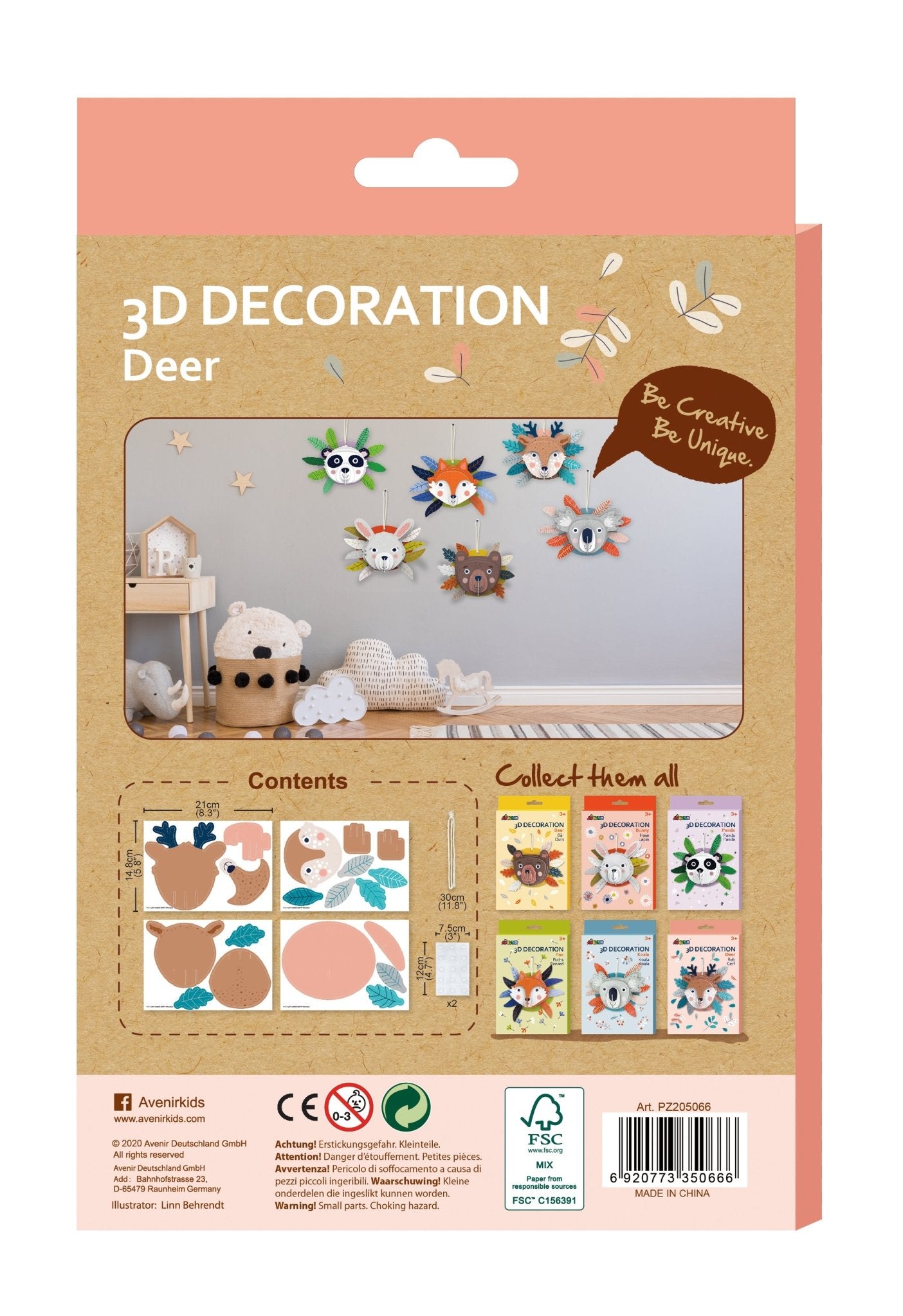 Avenir - 3D Decoration - Deer - Image 6