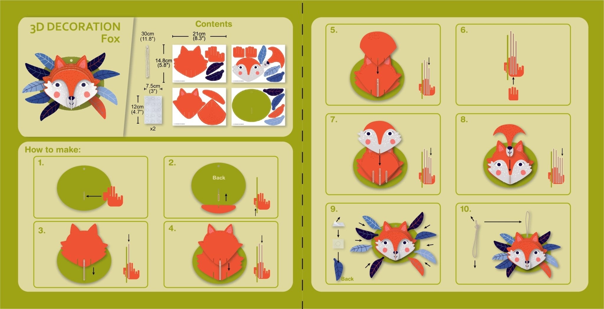 Avenir - 3D Decoration - Fox - Image 8