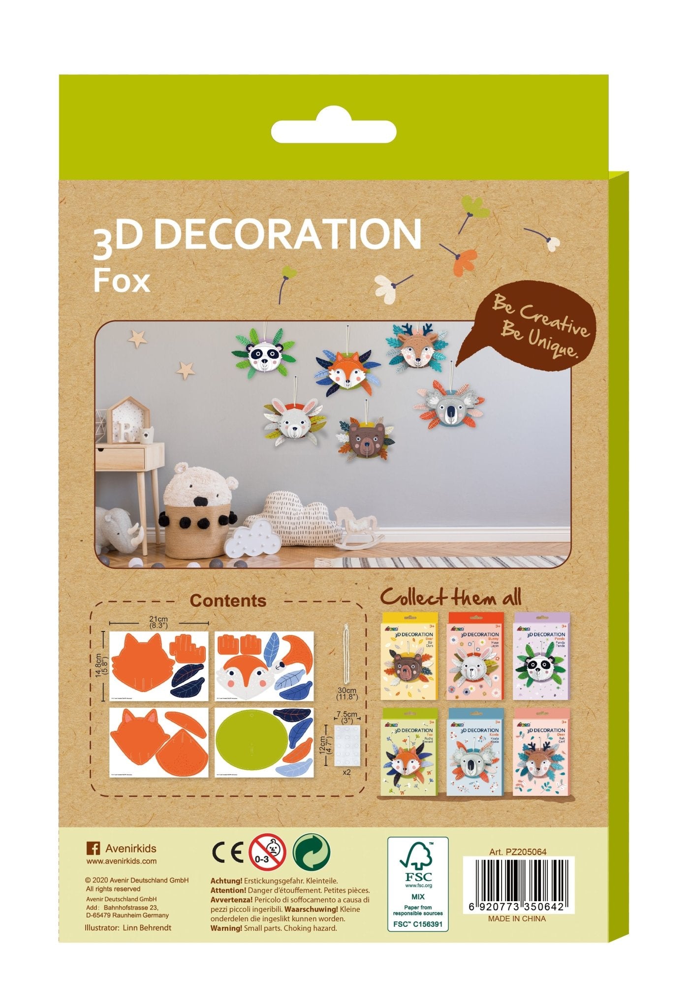 Avenir - 3D Decoration - Fox - Image 9