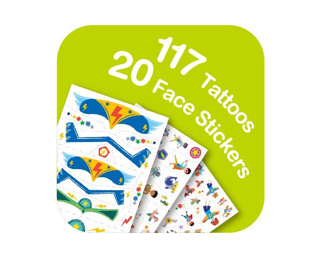Avenir - Face Sticker and Tattoos Superheros - Image 4