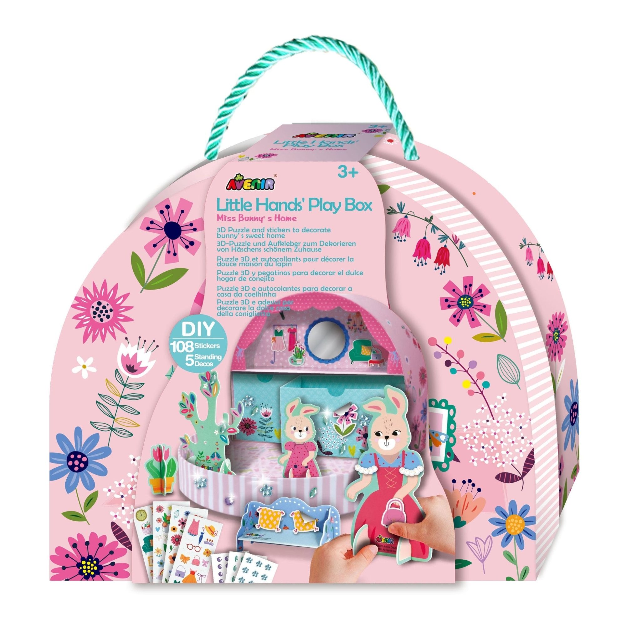 Avenir - Little Hands' Play Box Miss Bunny's Home