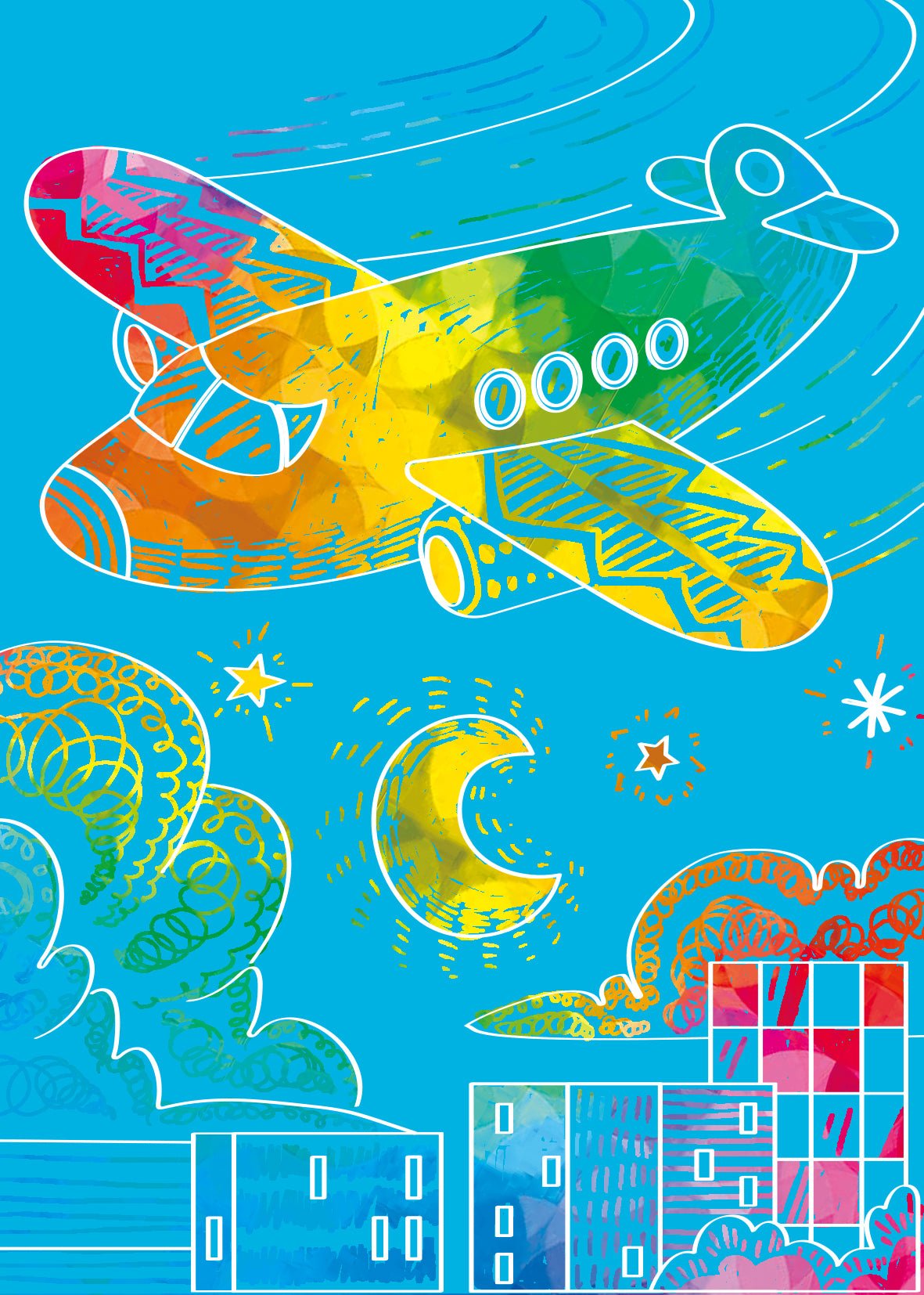 Avenir - Mini Scratch Book - Airplane - Image 3