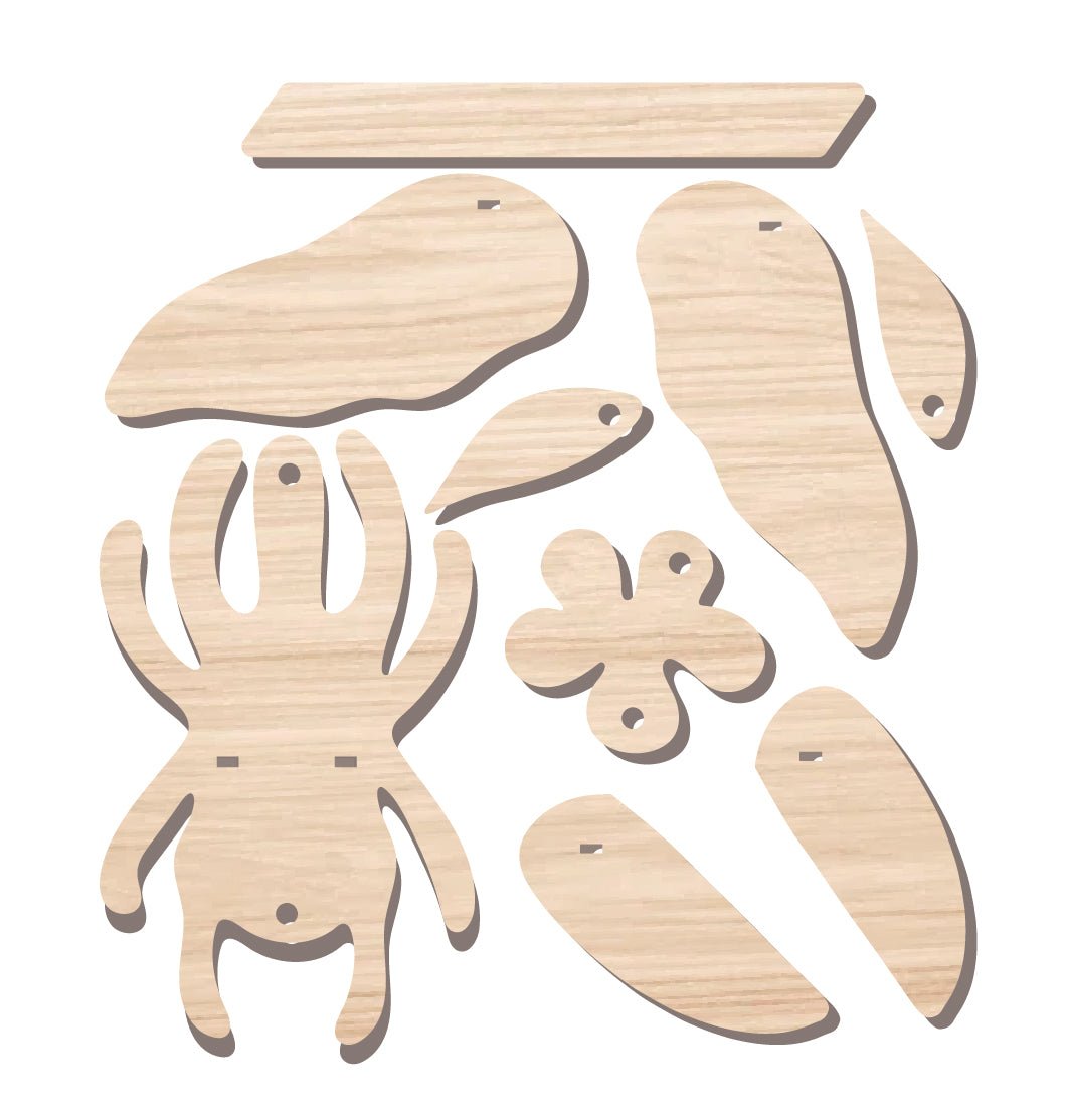 Avenir - Natural Creation Create My Wooden Charm Beetle - Image 4