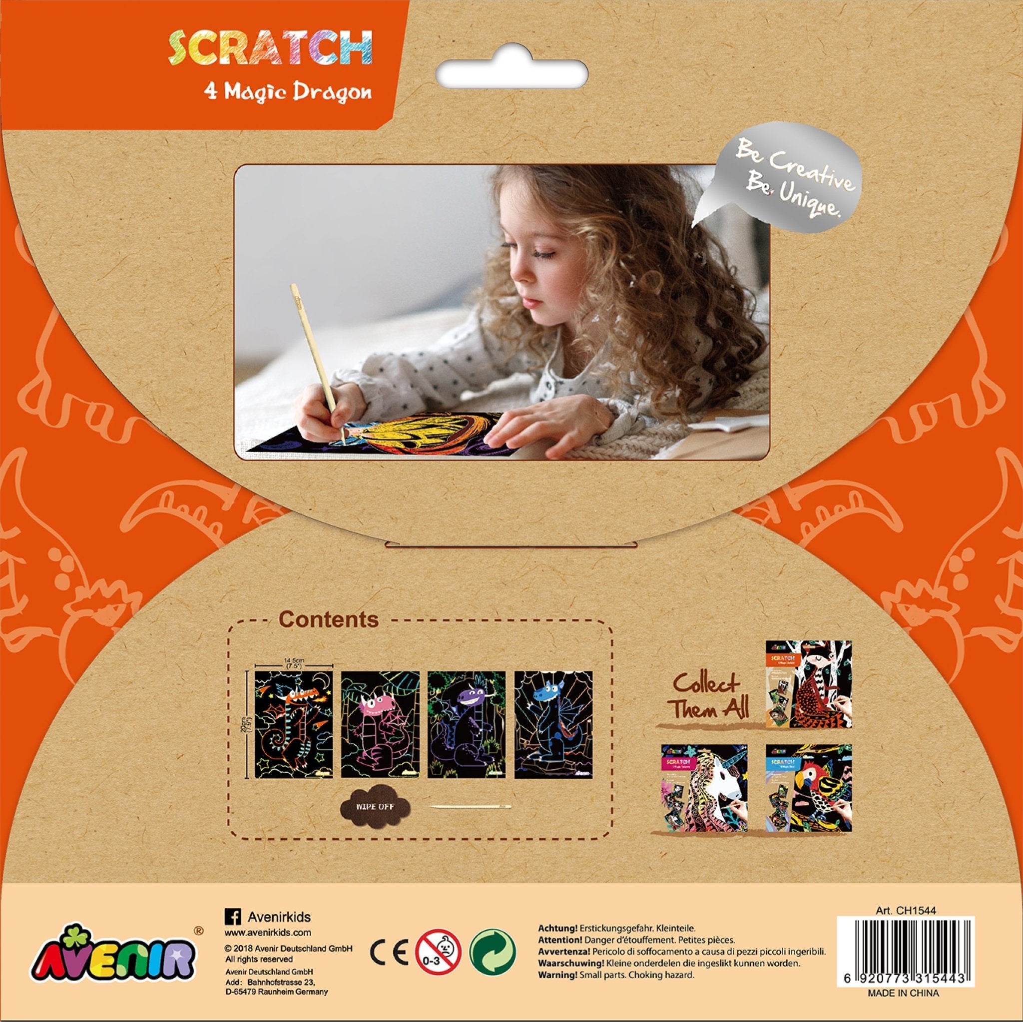 Avenir - Scratch Art - Magic Dragon - Image 6
