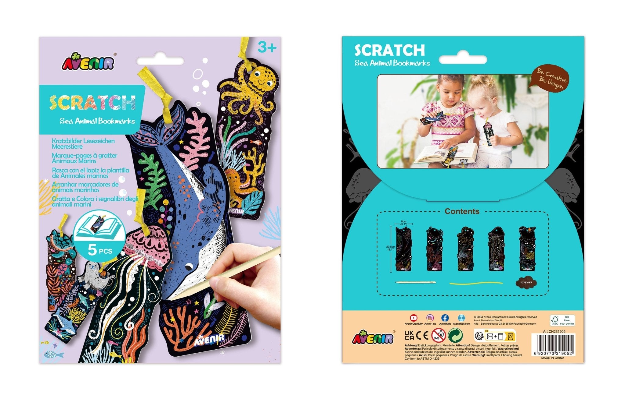 Avenir - Scratch Sea Animal Bookmarks - Image 12