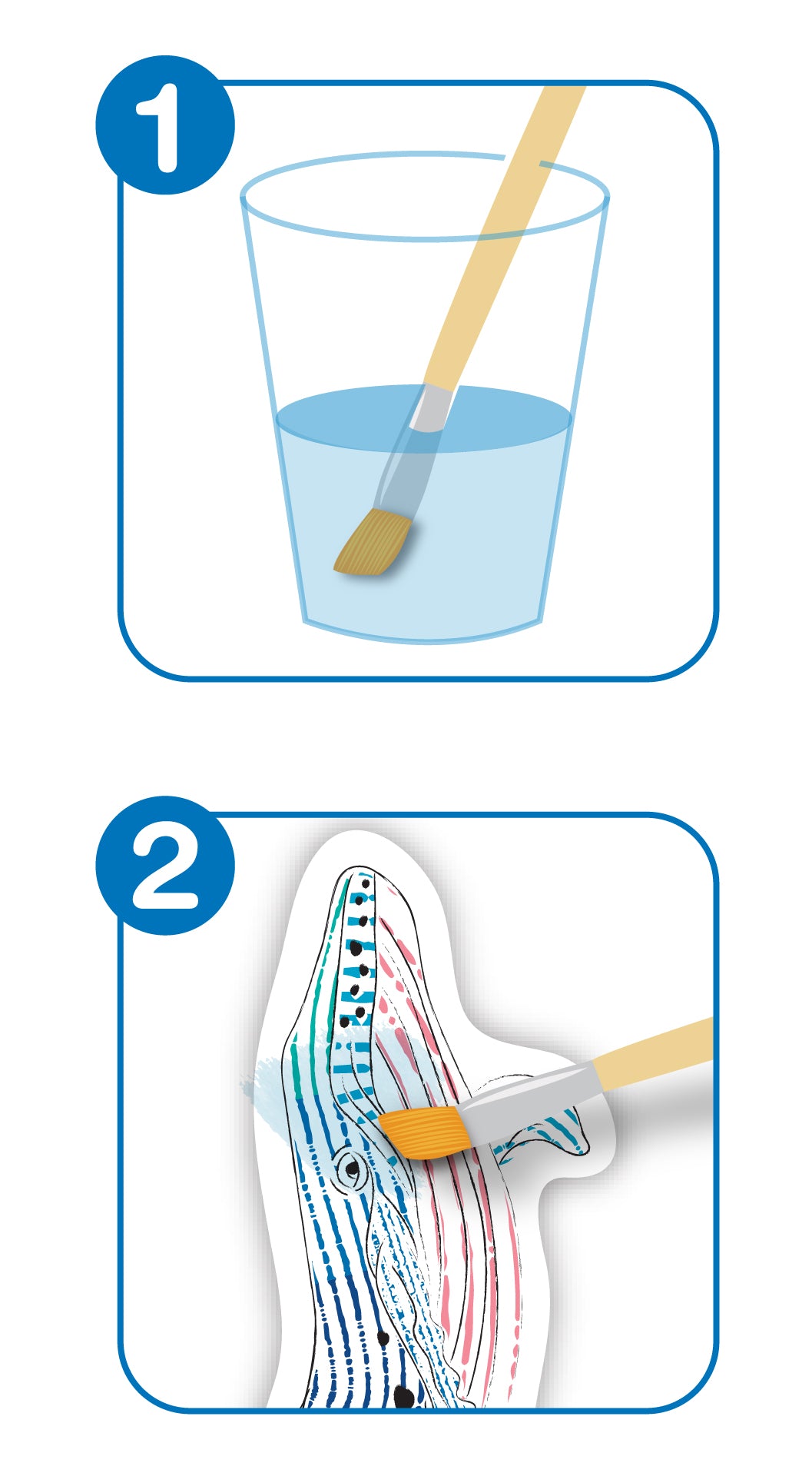 Avenir - Watercolour Painting Bookmarks Sea Animal - Image 6