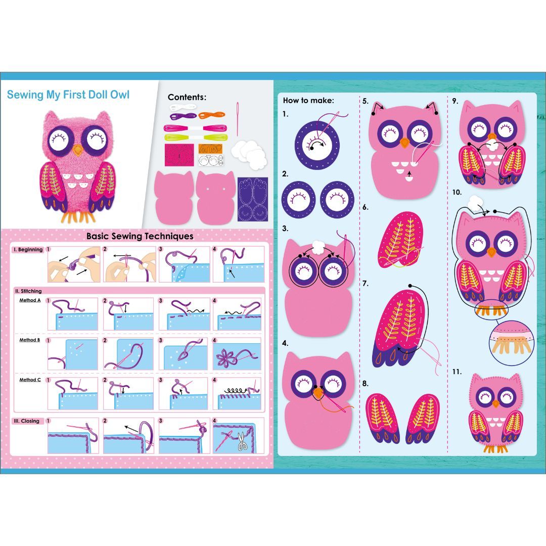 DIY Sewing Dolls - Owl - Image 4