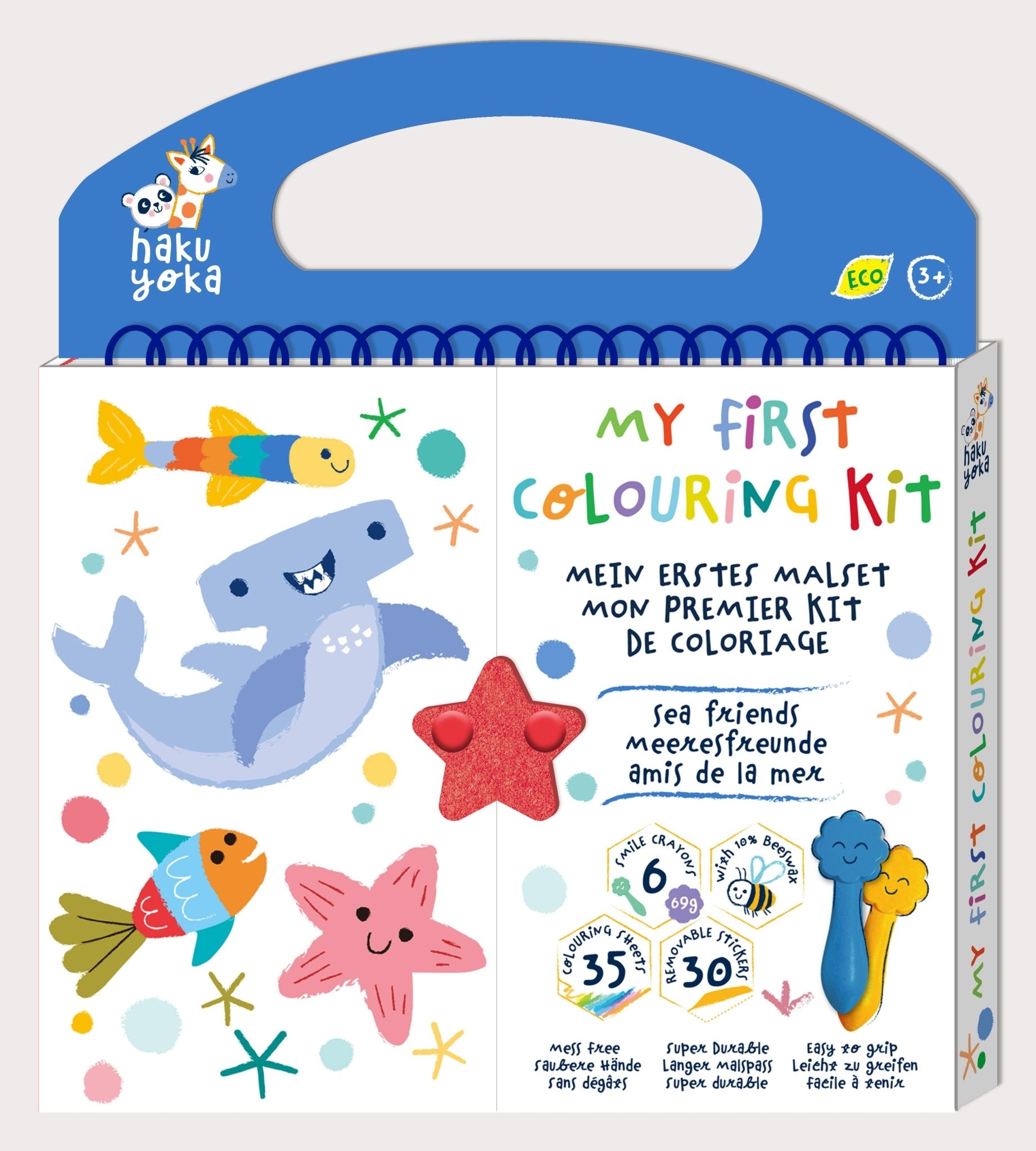 Hakuyoka My First Colouring Kit - Sea Friends - Image 2