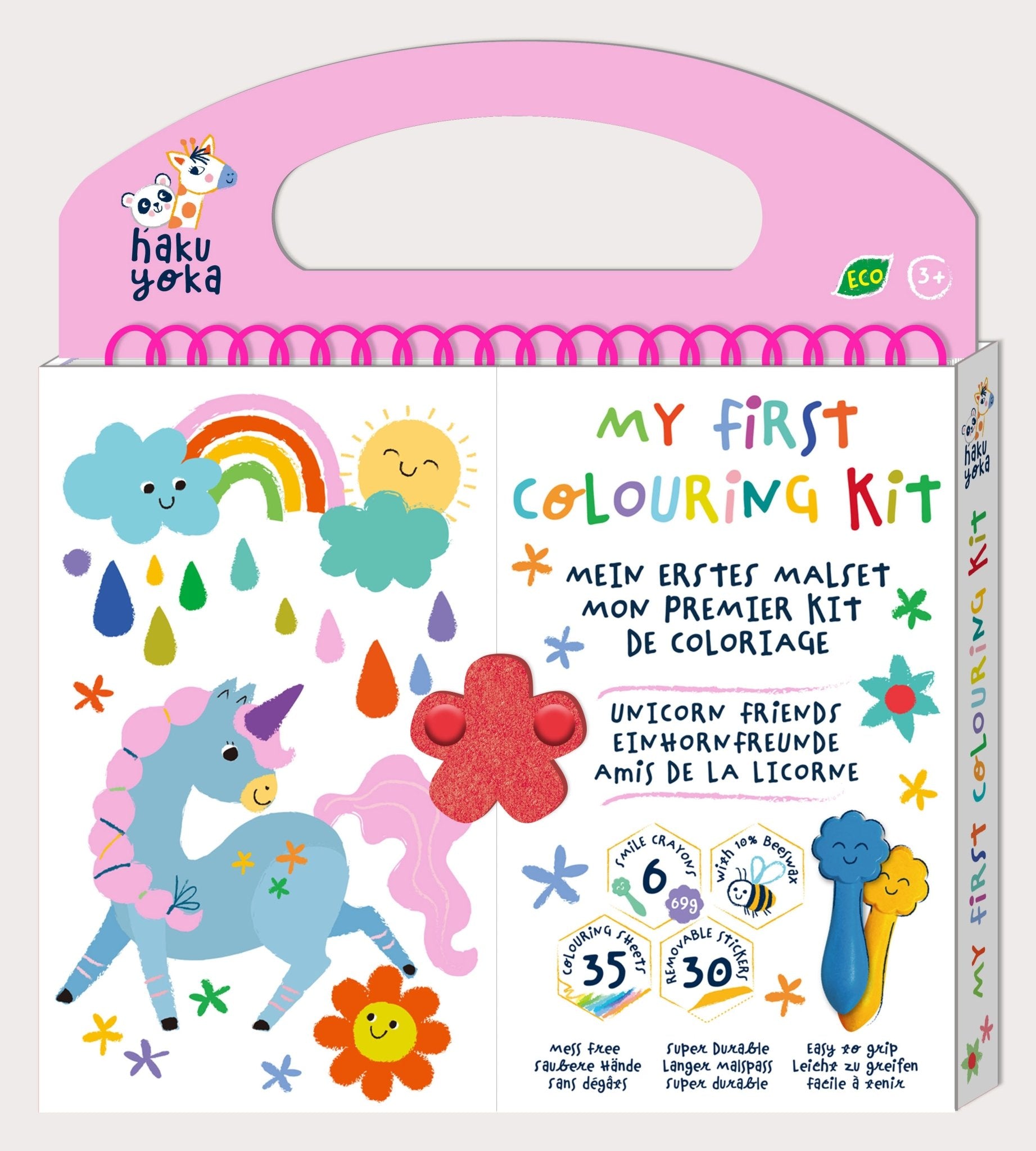 Hakuyoka My First Colouring Kit - Unicorn Friends - Image 3