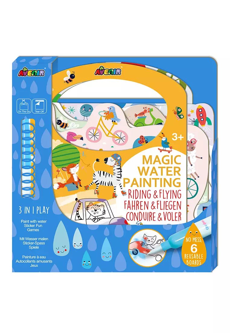 Magic Water Riding & Flying Painting Activity Book