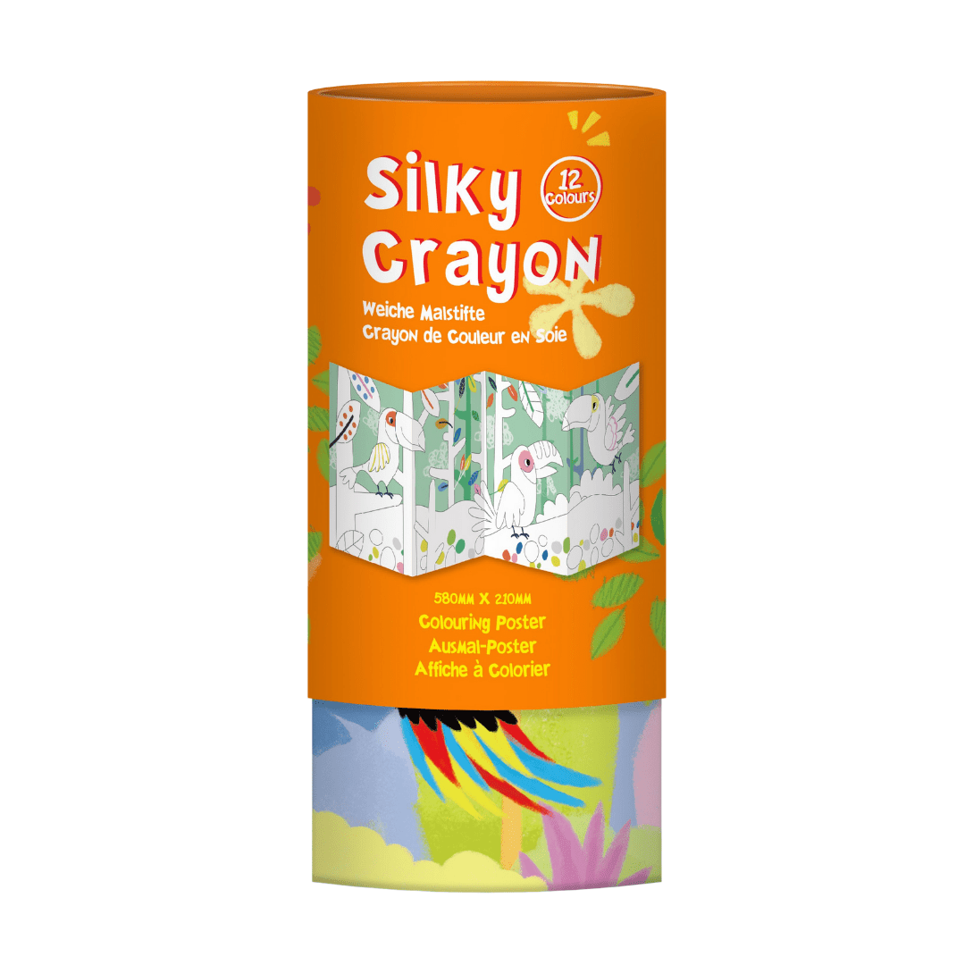 Silky Crayon 12 Colours - Toucan - Image 3