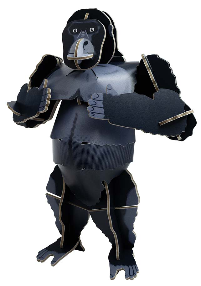 STEM Build - Mountain Gorilla with Moving Mechanisms - Image 8