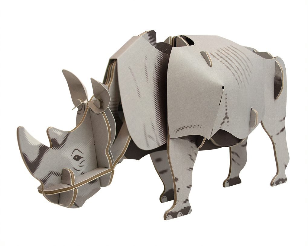 STEM Build - White Rhino with Moving Mechanisms - Image 9
