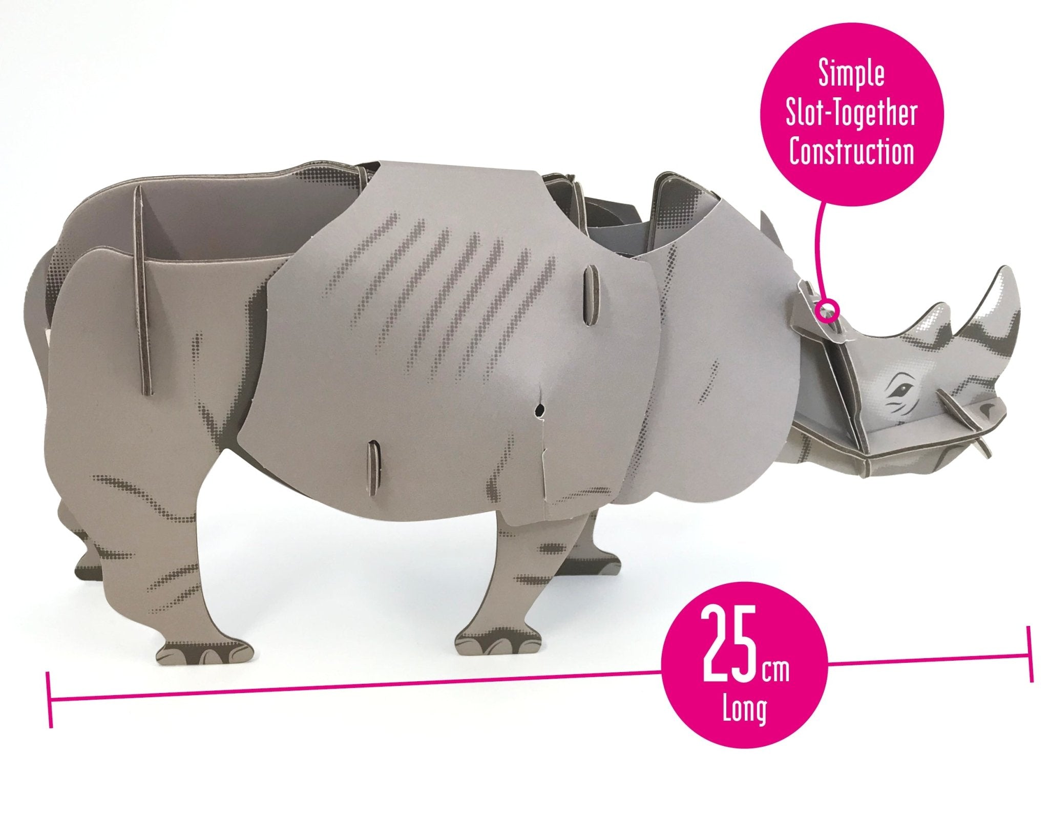 STEM Build - White Rhino with Moving Mechanisms - Image 6