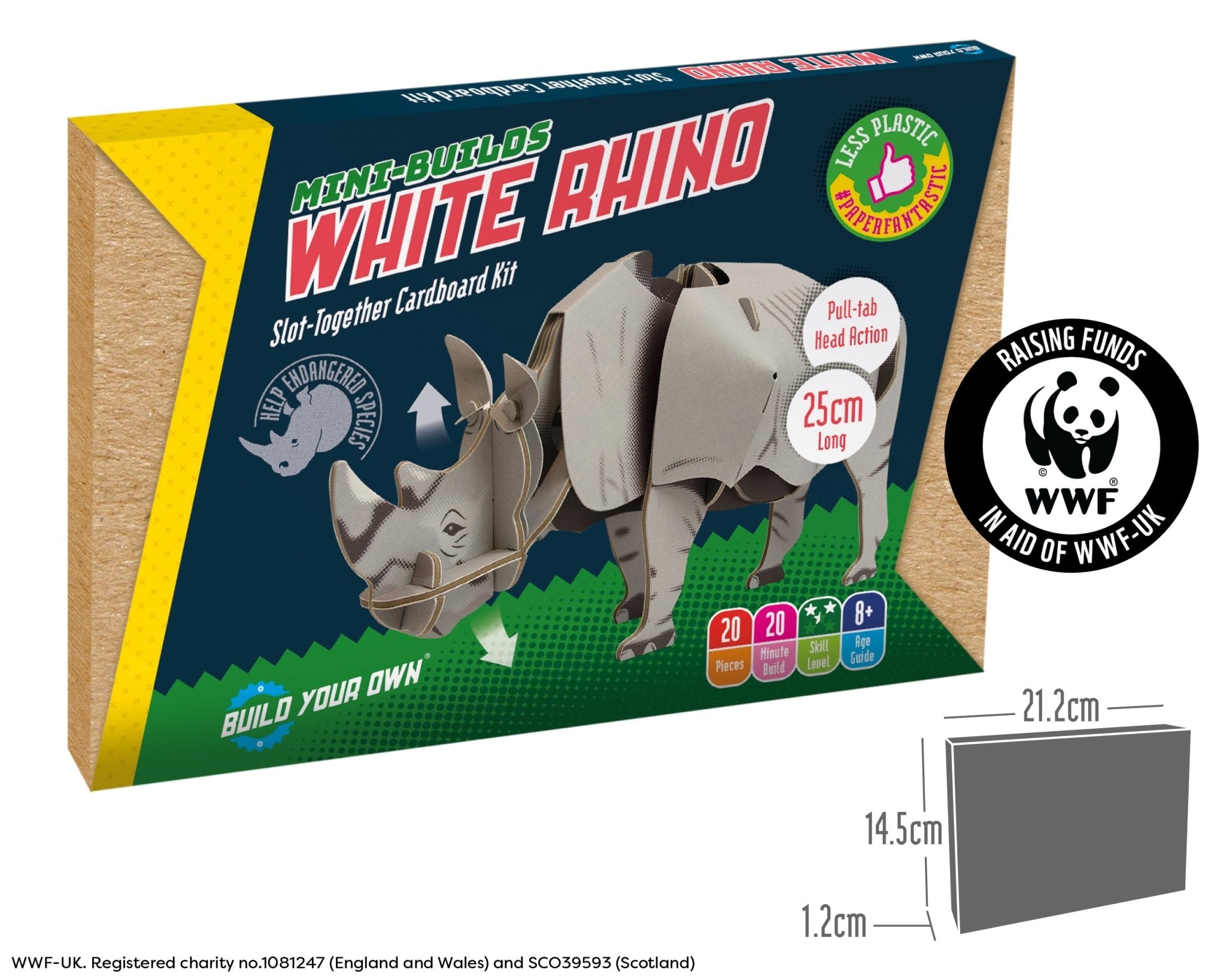 STEM Build - White Rhino with Moving Mechanisms - Image 10