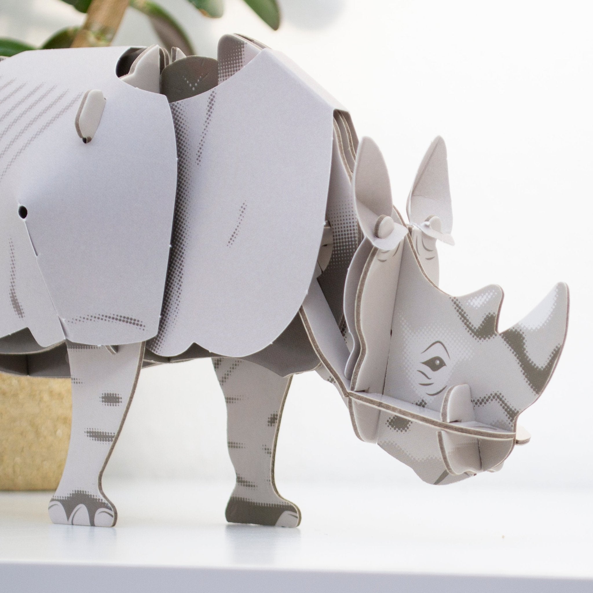 STEM Build - White Rhino with Moving Mechanisms - Image 8