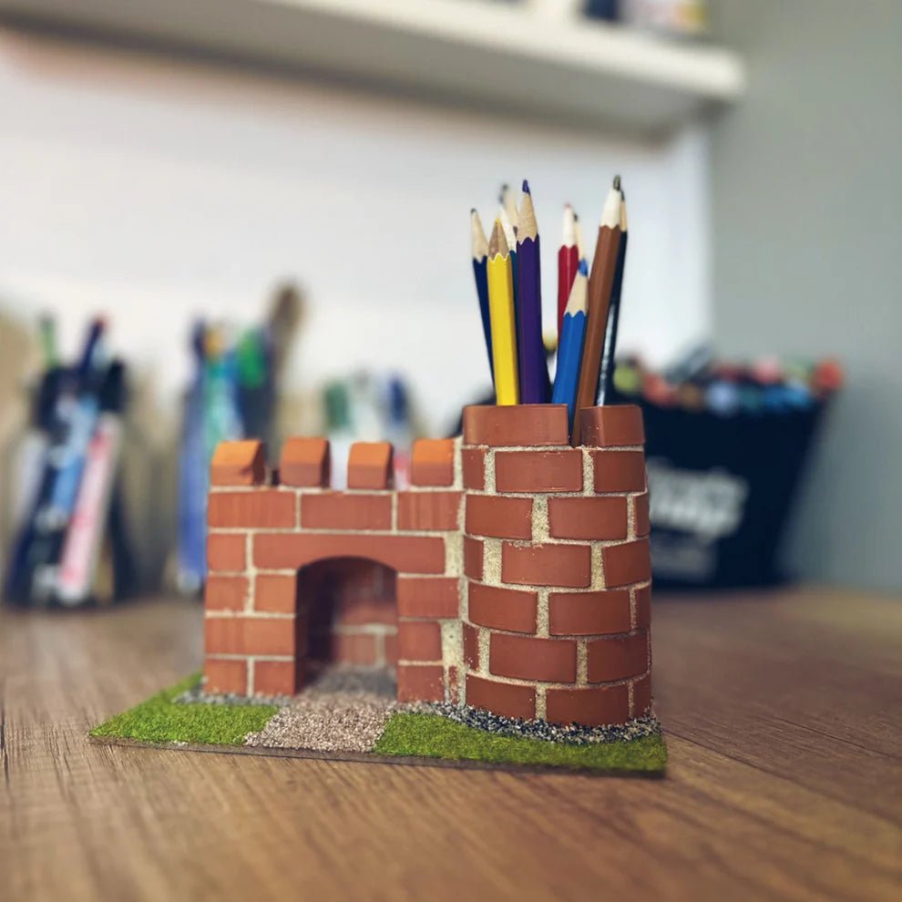 Teifoc Real Bricks Building Sets - Castle / Pen Holder - Image 2