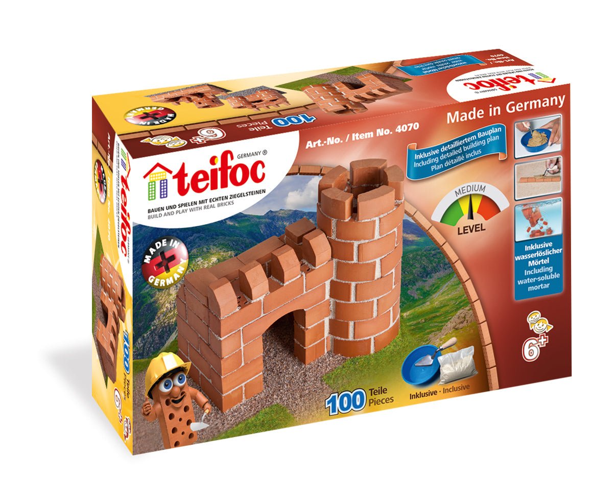 Teifoc Real Bricks Building Sets - Castle / Pen Holder