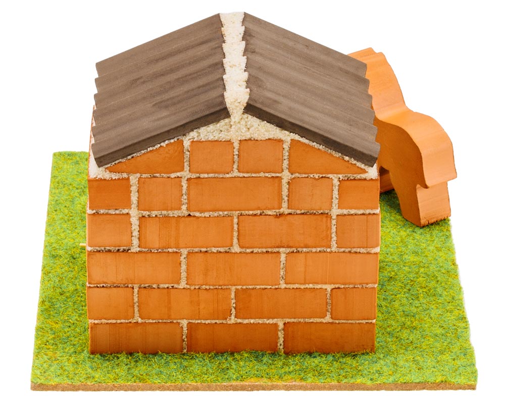 Teifoc Real Bricks Building Sets - Horse Stable - Image 3