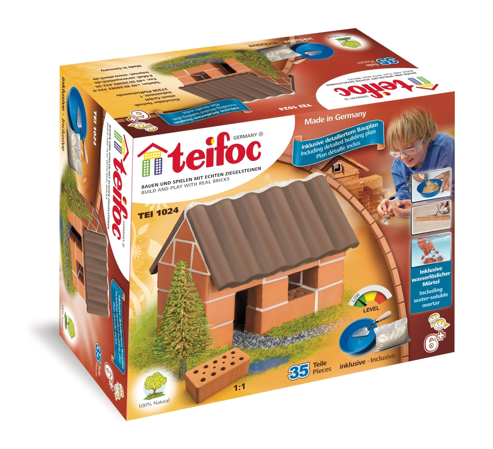 Teifoc Real Bricks Building Sets - Small Family House